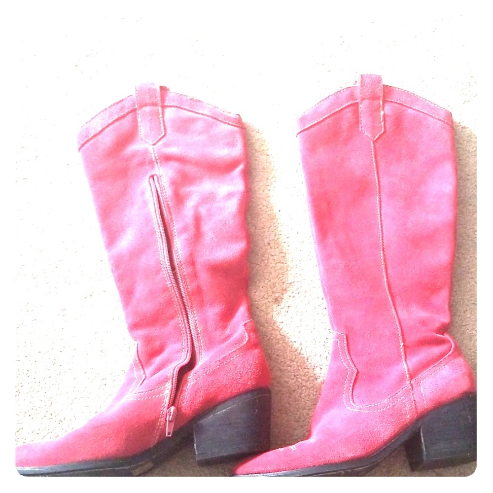 Pink cowboy boots size 7 1/2
